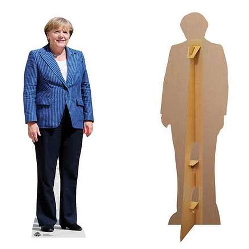Angela-Merkel-Pappfigur