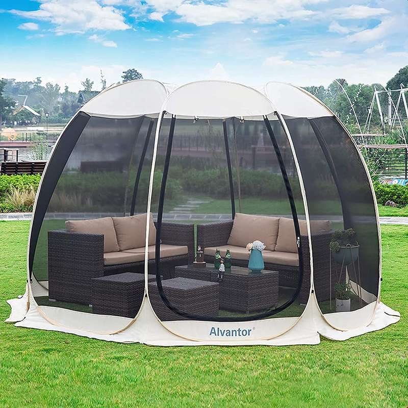 Pop-up-Zelt gegen Mücken