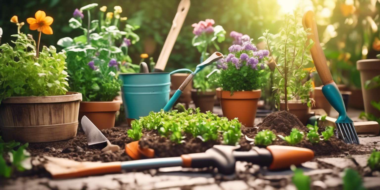 Grundausstattung Gartenarbeit